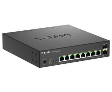 D-LINK SWITCH 8 PUERTOS 2.5G +2 10 Gbit SFP+ PoE+