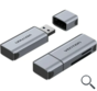 LECTOR TARJETAS EXTERNO USB 3.0 NEGRO VENTION