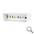 CAJA CONEXION MULTIMEDIA BLANCO NANOCABLE