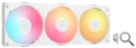 VENTILADOR AUXILIAR RX120 II ICUE LINK RGB 120MM WHITE TRIPLE FAN + HUB CORSAIR