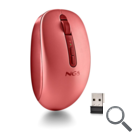 RATON NOTEBOOK OPTICO WIRELESS FOG DUAL ROJO NGS